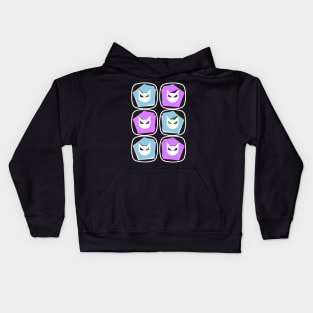 Pretty Pack of Pastel Pussy Cats Kids Hoodie